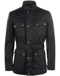 Belstaff - Trialmaster Water And Wind Resistant Waxed Cotton Long Sleeve Wax Jacket - Lyst