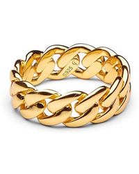Common Lines - Cuban Link Ring - Lyst