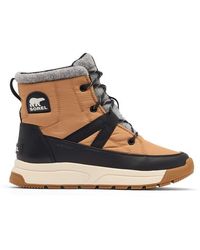 Sorel - Whitney Mid Waterproof Lace Up Snow Boots - Lyst