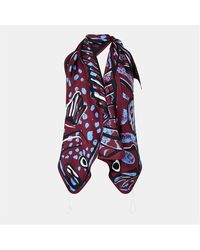 Bottega Veneta - Fish Silk Twill Cut Out Top - Lyst