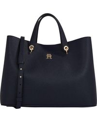 Tommy Hilfiger - Th Emblem Satchel Bag - Lyst