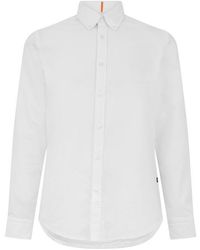 BOSS - Rickert Oxford Shirt, Classic Style - Lyst