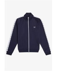 Fred Perry - Tape Poly Tracksuit Top - Lyst