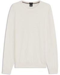 BOSS - Botto-L 01 Classic Fit Crew Neck Jumper - Lyst