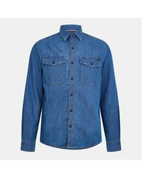Replay - Long Sleeve Denim Shirt - Lyst