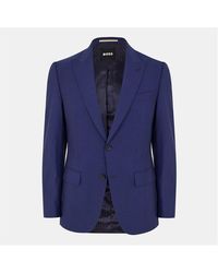 BOSS - H Huge Peak Lapel Tailored Fit Suit - Lyst