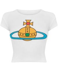 Vivienne Westwood - Viv Os Baby Tee - Lyst