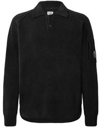 C.P. Company - Cp Chenille Polo Sn64 - Lyst