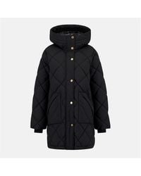 Barbour - Kailyn Hooded Long Sleeve Medium Puffer Jacket - Lyst