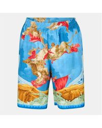 Versace - Woven Tracksuit Shorts - Lyst