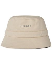 Jacquemus - Logo Cotton Gadjo Bucket Hat - Lyst