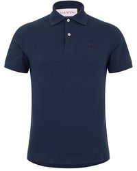 Valentino - Vlogo Short Sleeve Polo Shirt - Lyst