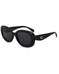 COACH - Oval Sunglasses - Lyst