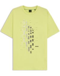 BOSS - Hbg Grx Degradé Geometric Print T-Shirt - Lyst
