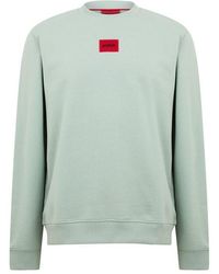 HUGO - Long Sleeve Contemporary Sweatshirt - Lyst