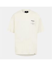 Represent - Revere Manor Cotton Hemp Short Sleeve Oversized T-Shirt - Lyst