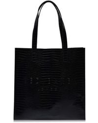 Ted Baker - Croccon Large Icon Shopper Bag - Lyst
