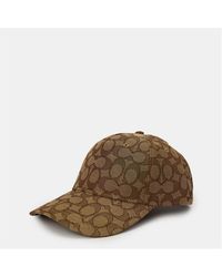 COACH - Signature C Cotton Jacquard Baseball Cap - Lyst