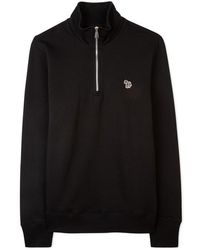 Paul Smith - Half Zip Sweatshirt - Lyst