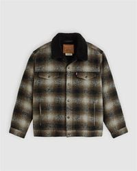 Levi's - Levi's Denim Sherpa Relaxed Fit Jacket - Lyst