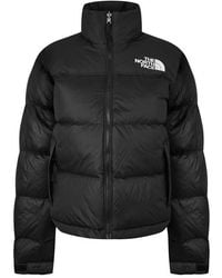 The North Face - 1996 Retro Nuptse Water Resistant Goose Down Short Puffer Jacket - Lyst