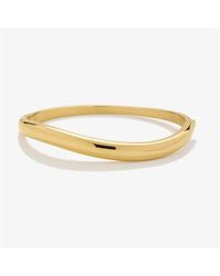 D.Louise - D.Louis Wave Bangle - Lyst