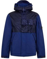 C.P. Company - Gabardine Zipped Overshirt - Lyst