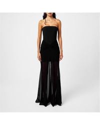 David Koma - Ruched Waistline Strapless Maxi Dress - Lyst