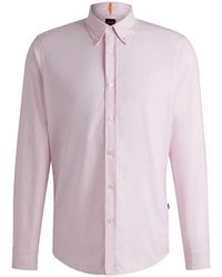 BOSS - Rickert Long Sleeve Shirt - Lyst
