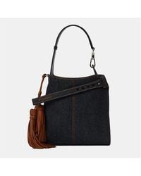 Givenchy - Mini Denim Belted Hobo Bag - Lyst