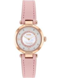 COACH - Plated Stainless Steel Fashion Analogue Quartz Watch - Lyst