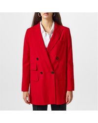 Max Mara - Nebbie Virgin Wool Long Sleeve Double-Breasted Blazer - Lyst