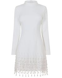 Odd Muse - Pearl Sleeved Mini Dress - Lyst