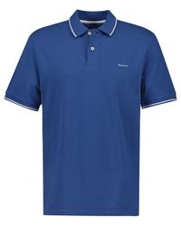 GANT - Tipped Pique Polo Shirt - Lyst