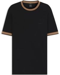 BOSS - Tessler Cotton Short Sleeve Crew Neck Slim Fit T-Shirt - Lyst