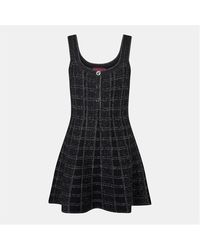 Gucci - Lamé Button Dress - Lyst