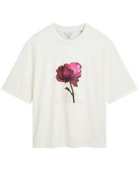 Ted Baker - Floral Graphic Soft Touch Fitted T-Shirt - Lyst