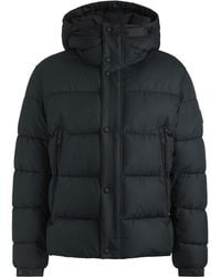 BOSS - Omaris Water-Repellent Hooded Long Sleeve Short Puffer Jacket - Lyst