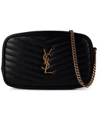 Saint Laurent - Quilted Leather Min Lou Camera Bag - Lyst