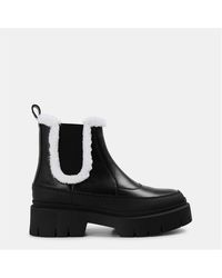 HUGO - Hardware Detail Biker Boots - Lyst