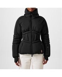 Moncler - Sarenna Ski Goose Down Windproof Slim Fit Short Puffer Jacket - Lyst