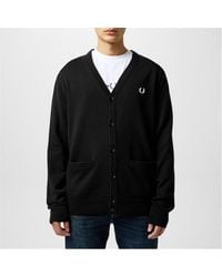 Fred Perry - Logo Cardigan - Lyst