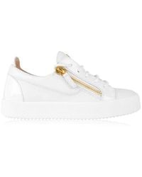 Giuseppe Zanotti - May Leather Low Top Trainers - Lyst