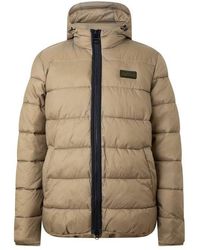 Barbour - Bobber Quilted Fixed Hood Short Puffer Jacket - Lyst