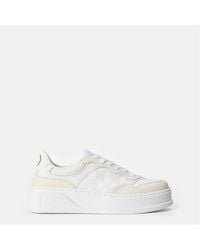 Gucci - GG Embossed Leather Sneaker - Lyst