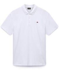 Napapijri - Ealis Pique Polo Shirt - Lyst