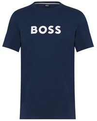 BOSS - Logo Print T-shirt - Lyst