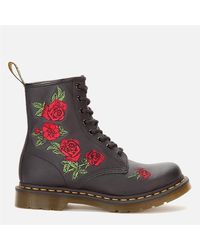 Dr. Martens - 1460 Vonda Floral Rose Boot - Lyst