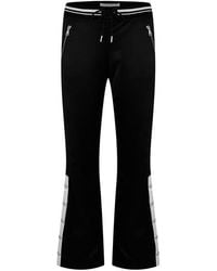 Alessandra Rich - Satin Straight Leg Trousers - Lyst