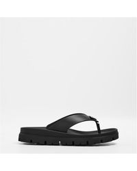 Prada - Rubber Thong Sandals - Lyst